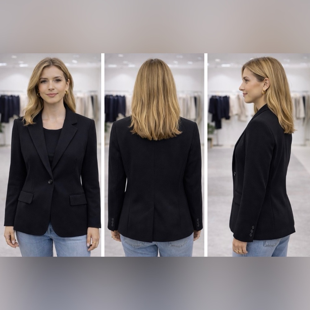 MaxMara Virgin Wool, cashmere, rabbit Coat women’s size 6 USA black